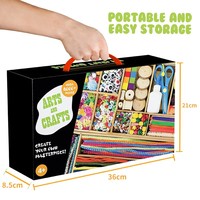 Kit de bricolage pour enfants en gros, puzzle, artisanat, fournitures d'art et d'artisanat pour les écoles, cadeau, boîte de couleur, kit d'artisanat