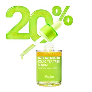Sérum facial PURITO 10% à l'acide kojique et à l'huile d'arbre à thé & B5 pour les éruptions cutanées, prix de gros pour les soins de la peau coréens originaux - Product Image 1