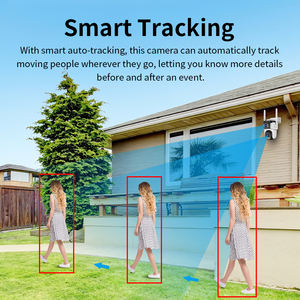 CS621DR 4MP CMOS Dual-Objektiv Smart Pan/Tilt Bullet Dome Verknüpfung Drahtlose WLAN Nachtsicht Outdoor-Sicherheit Bewegungserkennung Cloud - Product Image 4