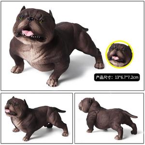 Yxs simulación estática sólido animal salvaje modelo <span class=keywords><strong>American</strong></span> <span class=keywords><strong>Bully</strong></span> Social Dog mascota perro juguete para niños - Product Image 3