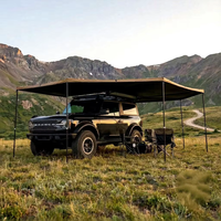 Auvent latéral de voiture YYD OVERLAND, auvent à 270 degrés, rayon de 2,0 m, cadre en aluminium, 3000 mm, imperméable, abri de camping, tente de toit pour SUV