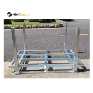 Tùy chỉnh kim loại mạ kẽm có thể tháo rời xếp chồng lưu trữ <span class=keywords><strong>Pallet</strong></span> thép cho ngành công nghiệp ô tô - Product Image 2
