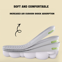 Chaussettes rehaussantes pour hommes et femmes, coussin d'air élastique, inserts absorbant les chocs pour augmenter la taille
