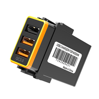 Adaptateur de chargeur rapide USB 3 en 1 personnalisé en usine 2022 QC 3.0 pour Nissan