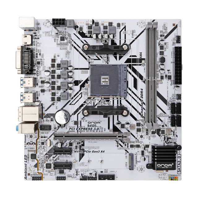 B450S Motherboard B450 AMD AM4 for Ryzen 1/2/3/4/5 Gen & Athlon Processors 64GB PCI-E 3.0 16X SATA3.0 M.2 DDR4 B450M