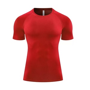 T-Shirt Sportiva da Uomo a Compressione ad Asciugatura Rapida in Poliestere Altamente Elastico con Stampa a Trasferimento Termico per Corsa e <span class=keywords><strong>Boxe</strong></span> Estiva - Product Image 3