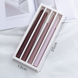 <span class=keywords><strong>Velas</strong></span> cónicas <span class=keywords><strong>de</strong></span> palo largo <span class=keywords><strong>de</strong></span> colores, decoración nórdica sin humo para el hogar, centro <span class=keywords><strong>de</strong></span> <span class=keywords><strong>mesa</strong></span> <span class=keywords><strong>de</strong></span> boda, vela <span class=keywords><strong>de</strong></span> cera <span class=keywords><strong>de</strong></span> soja decorativa para cumpleaños, 4 Uds. - Product Image 6