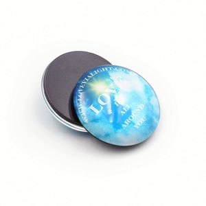 Elegant Transparent Dome Custom Artwork for Interior Decoration Glass <b>Fridge</b> Magnet - Product Image 2