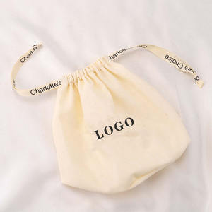 Bolsa de embalaje de regalo de lino y algodón de fondo redondo personalizada para velas, bolsa de vela de algodón natural con cordón - Product Image 4