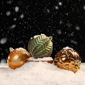 Luxury <b>Glitter</b> Xmas Balls Gift Box Christmas Tree Decor <b>Glitter</b> Shatterproof Plastic Baubles Hanging Christmas Ball Ornaments - Product Image 4