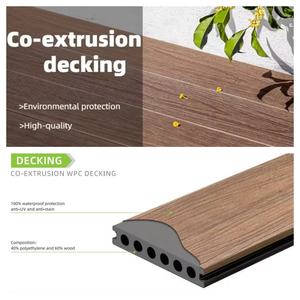 SHENGCHENG - Tarima de Madera Compuesta para Exteriores, Suelo de Madera Plástica Compuesta, Coextrusión WPC, Tarima de Madera Compuesta para Terraza - Product Image 3