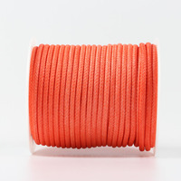 Orange personnalisable sur colle ronde 5mm simple tresse pour tente de traction électrique corde en fibre UHMWPE