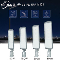 Lampadaire LED extérieur à économie d'énergie en aluminium moulé sous pression, étanche IP65, AC 100-265V, 50W, 100W, 150W, 200W