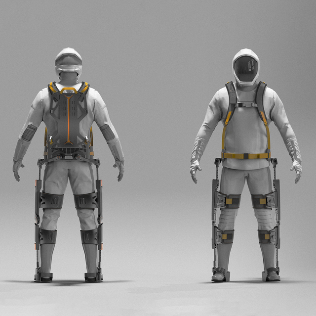 Professional Shoulder and Waist Load Distribution System for Emergency Rescue Gear Leg Exoskeleton for Men