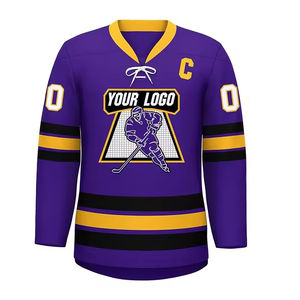 Großhandel Maßgeschneiderte Eishockey-Team-Trikots Hochwertige Sport-Hockey-Bekleidung Atmungsaktive Lacrosse-Uniform Rollhockey-Trikot - Product Image 5