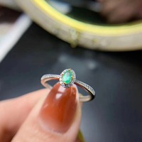 Meistverkaufter Neuer Design Natürlicher Smaragd 5925 Ehering 18k Vergoldetes Silber Gravierbarer Edel-Schmuck