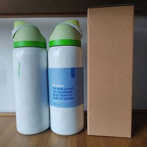 Nuevo Vaso Térmico Deportivo de 32 oz, Aislado al Vacío, Ecológico, Apto para Líquidos Calientes, de Acero Inoxidable, con Diseño Luminoso de Fantasma de Halloween - Product Image 3