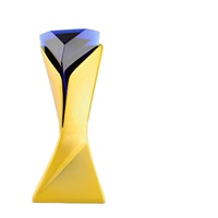 Trophées Métalliques Créatifs en Cristal, Médailles Personnalisées pour Champions, Cadeaux d'Entreprise, Souvenirs Clients, Récompenses, Plaques Vides en Gros