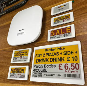 Système d'étiquettes de prix numériques Walmart 2,13 pouces, étiquettes de prix numériques pour supermarché, étiquettes de prix électroniques Eink Epaper ESL pour magasin, étiquettes de rayon électroniques - Product Image 6