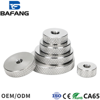 Poignée en aluminium usinée CNC, antidérapante, à rainures, durable pour les équipements industriels et le contrôle des instruments, fabriquée en Chine