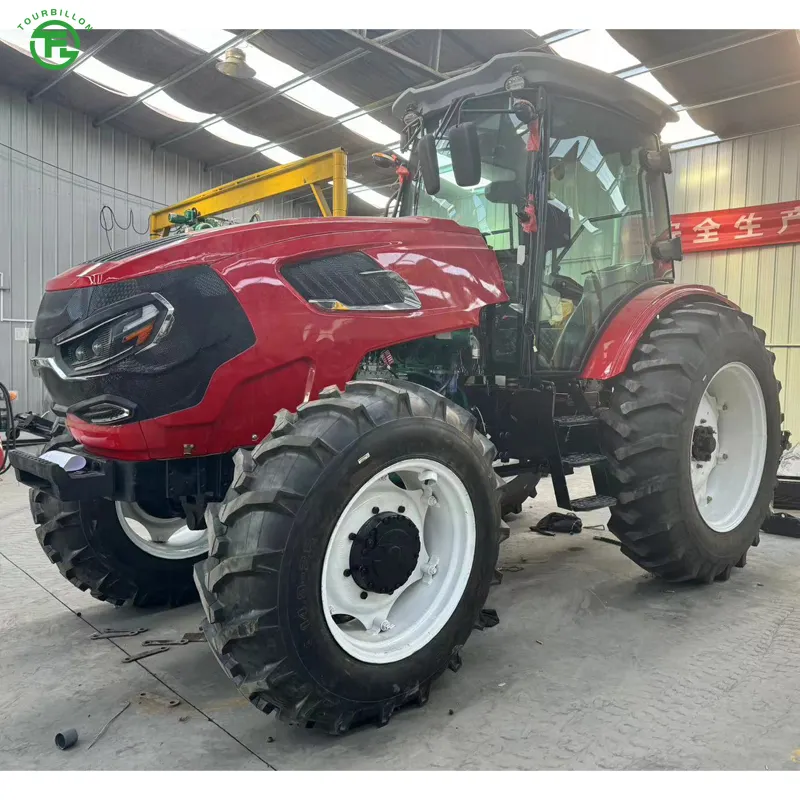 160hp diesel engine farm tractor 4 wheels drive tractor 4wd Agricultural Tractors with Farm Tires Paddy Tires