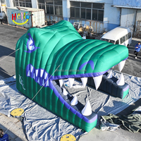 Nouveau design de tunnel publicitaire gonflable, tunnel de dinosaure gonflable