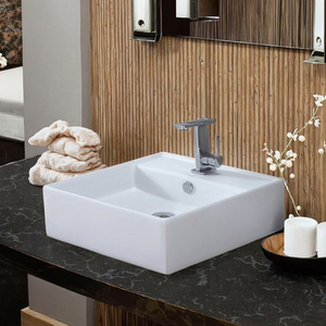 Hiện đại vuông gốm truy cập bồn rửa hình chữ nhật rửa lưu vực vòi nước cho khách sạn cho phòng tắm phòng ăn tàu rửa griferia torneiras - Product Image 6