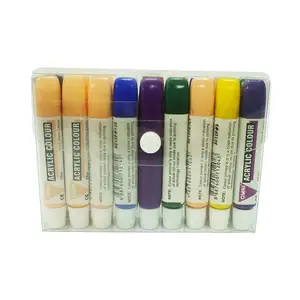 Custom PVC PET PP materials Clear Packaging box pencil case Pen Box plastic Color Pencil Marker box