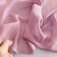 Tissu en Georgette de Soie Couleur Unie Respirant et Transparent 8m/m, Prix de Gros Abordable, pour Robes, Châles et Doublures de Vêtements pour Femmes
