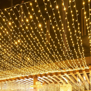 Cadena de luces LED de PVC para exteriores, impermeable, para vacaciones de Navidad, guirnalda de luces decorativas de hadas, cadena de luces para árbol de Navidad - Product Image 1