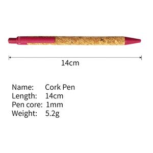 Bolígrafos de Corcho Biodegradables KUKESI CORK con Logotipo Personalizado de la Empresa, Punta de 1.0 mm y Tinta Azul/Negra - Product Image 6