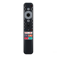 Nuevo Control Remoto de Voz de Repuesto RC902V FMR5 para TCL 8K QLED Smart TV con Botón Netflix IVI