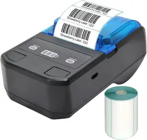 2inch mini portátil etiqueta térmica impressora multifuncional etiqueta máquina mini impressora para a impressora da etiqueta do telefone móvel