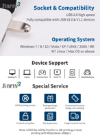 USB Flash Drive Mini 128gb 2.0 3.0 logam pena Drive USB Flash memori dipersonalisasi USB Stick hadiah