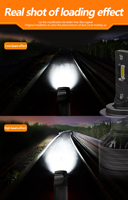 Ampoule LED de phare T2 personnalisée haute luminosité 100W 12000LM 9012 lumières de voiture, ampoule de phare LED universelle 24V 6000K H4