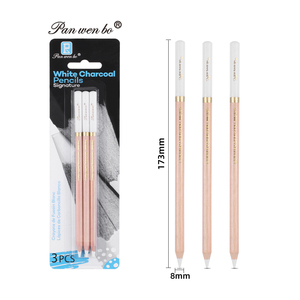 Crayons à craie blanche Panwenbo, 3 pièces, crayons à <span class=keywords><strong>dessin</strong></span>, crayons de <span class=keywords><strong>fusain</strong></span>, crayons de <span class=keywords><strong>dessin</strong></span> pour débutants, crayons de <span class=keywords><strong>fusain</strong></span> blanc pour artistes, crayons de <span class=keywords><strong>fusain</strong></span> blanc pour le <span class=keywords><strong>dessin</strong></span> - Product Image 1