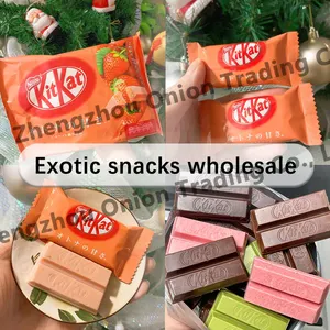 Kỳ Lạ kẹo đồ ăn nhẹ bán buôn Nhật Bản Kit Kat sô cô la đen Wafer Bánh quy Hương vị trái cây