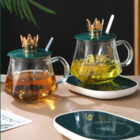 Ensemble de tasses en verre 2024, boîte cadeau, tasses à café, tasse chauffante électrique, chauffe-tasse USB pour bureau