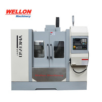 Centre d'usinage vertical CNC haute précision VMC650 FANUC avec commande FANUC, BT40, 3/4/5 axes pour pièces métalliques