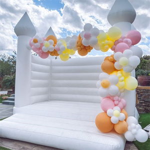 Inflable boda gorila macaron color <span class=keywords><strong>Luna</strong></span> inflable pastel blanco deshierbe rebote Castillo salto Castillo para niños y adultos - Product Image 3