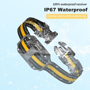 Từ xa con chó đào tạo cổ áo an toàn sốc chống vỏ cây thiết bị siêu âm âm thanh chế độ rung cầm tay ngăn chặn cho hiệu quả Đào Tạo - Product Image 5