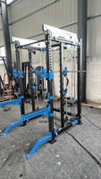 Rack de musculation multifonctionnel DINUO avec poulie à câble, équipement de gym tout-en-un de qualité commerciale pour studio de fitness