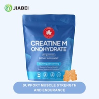Gommes de Créatine Monohydrate Marque Blanche Faible en Sucre, Compléments Fitness pour la Croissance Musculaire Adulte