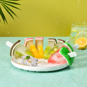 Nueva bandeja de silicona para cubitos de hielo, molde de silicona para alimentos, molde de helado para paletas de <span class=keywords><strong>sandía</strong></span>, para paletas de frutas - Product Image 5