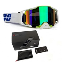 Lunettes de moto MX professionnelles en gros, lunettes de casque de sport, lentilles interchangeables, lunettes de motocross tout-terrain