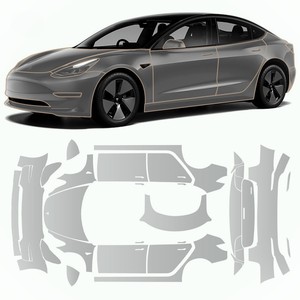 <span class=keywords><strong>Film</strong></span> de protection de peinture de voiture en TPU pré-découpé résistant aux rayures PPF Kit de décalcomanie transparent pour Tesla Model 3 2020 2021 2022 2023 Accessoires - Product Image 1