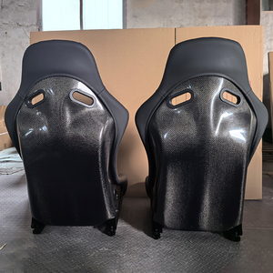 Sièges baquets de course en fibre de carbone et PVC imperméables avec motif pied-de-poule M3 <span class=keywords><strong>E30</strong></span> E36 E46 E90 E92 E93 F30 F80 G20 G80 - Product Image 3