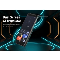 Traducteurs vocaux photo haute précision T90, traducteur vocal intelligent à double écran pliable, traduction en ligne pour les voyages d'affaires