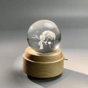 <span class=keywords><strong>Honor</strong></span> Of Crystal Sistema Solar personalizado Led luz de noche constelación del zodiaco esfera 3D bola decorativa de cristal - Product Image 2