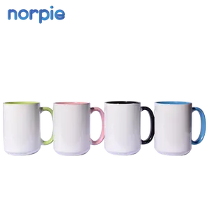 Prezzo economico porcellana promozionale LOGO fai da te stampato bianco bianco tazze tazze caffè sublimazione tazze di ceramica